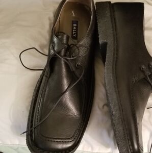 Bally Black Leather Men's Loafers